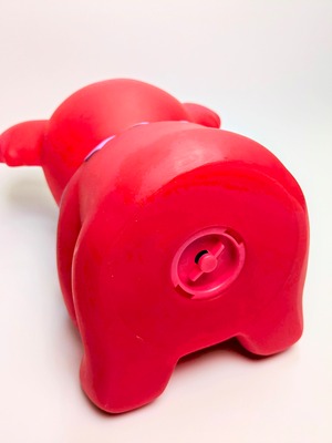 再入荷!【グレイトフル・デッド ( Grateful Dead)レッド】貯金箱 ベア コインバンク / ソフビバンク 〚アメリカン雑貨 アメトイ〛