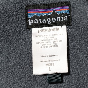 L 07年 ネイビー Shelled Synchilla Jacket Patagonia シェルドシンチラジャケット パタゴニア