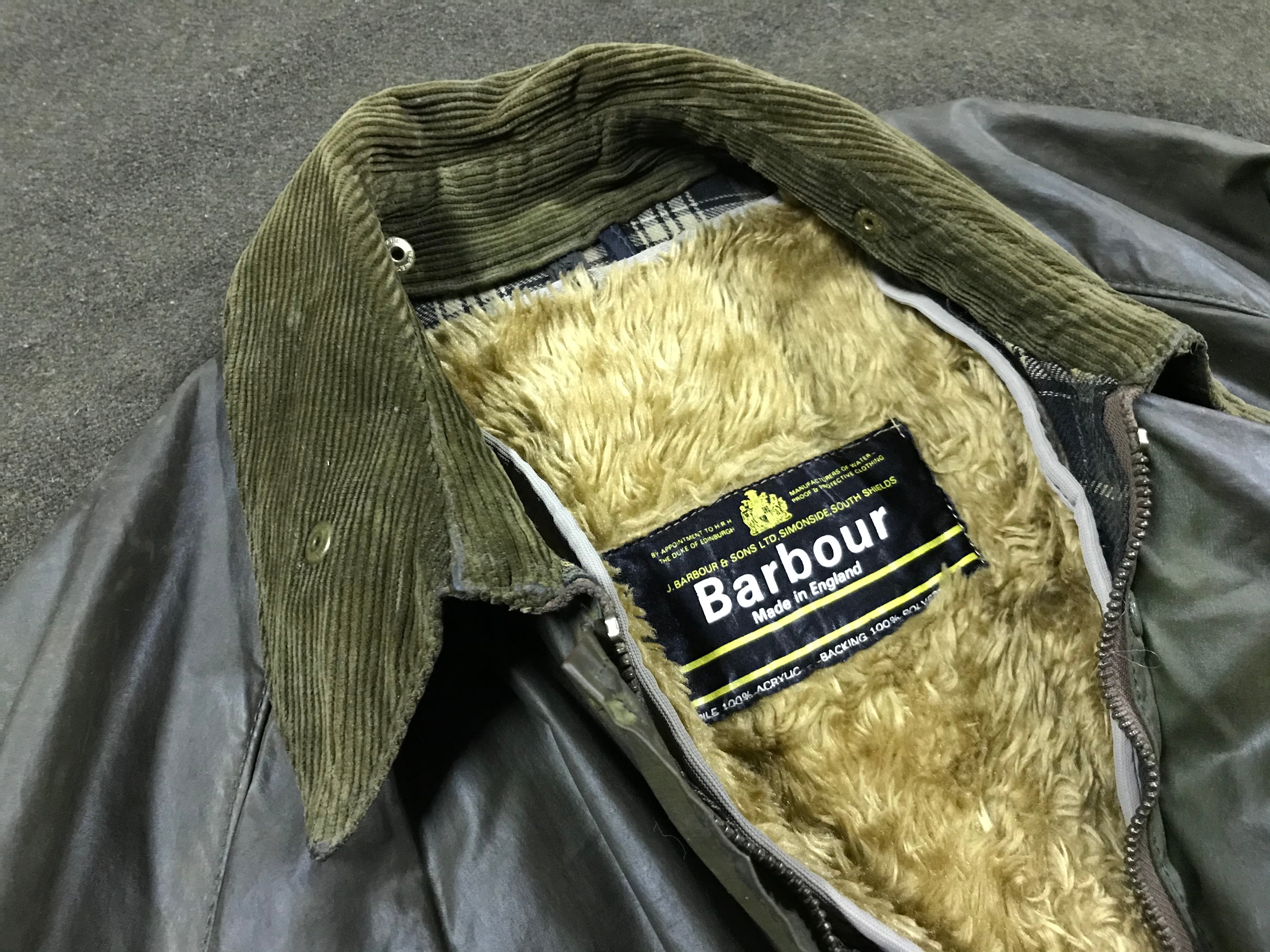 BARBOUR Gamefair 40 ゲームフェア 1ワラント ライナー付属 vmotosoco