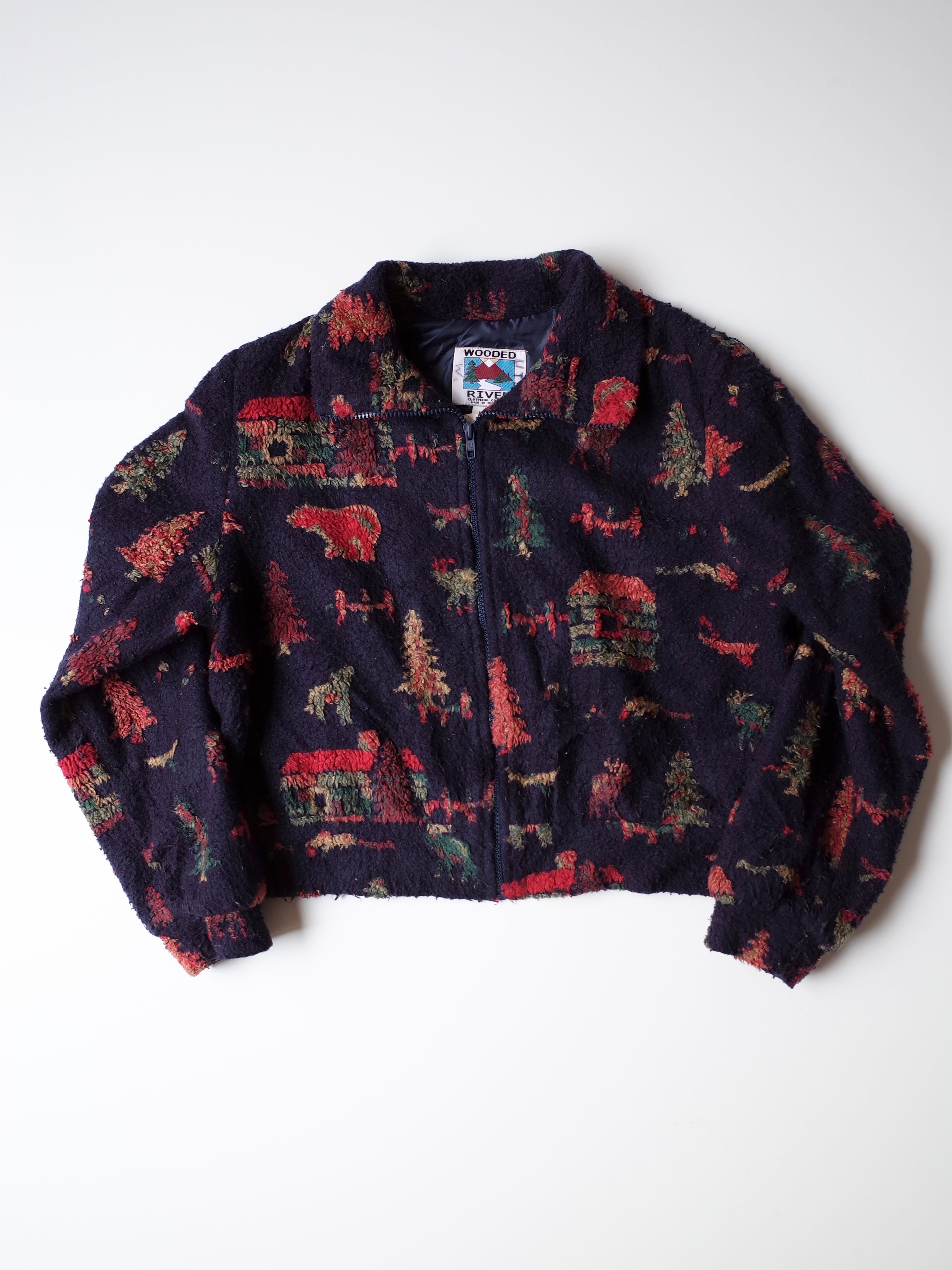 WOODED RIVER fleece jacket