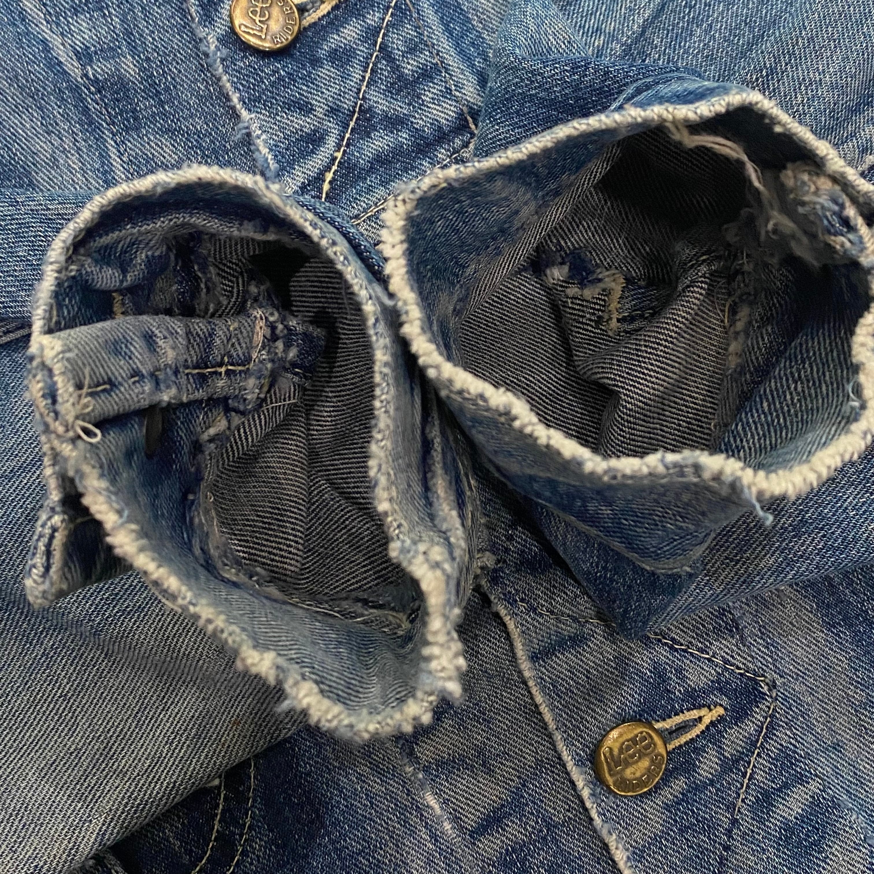 50s Lee 101-J Denim Jacket Red Rabel 50年代 リー デニムジャケット