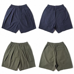 Easy wide short pants 1389