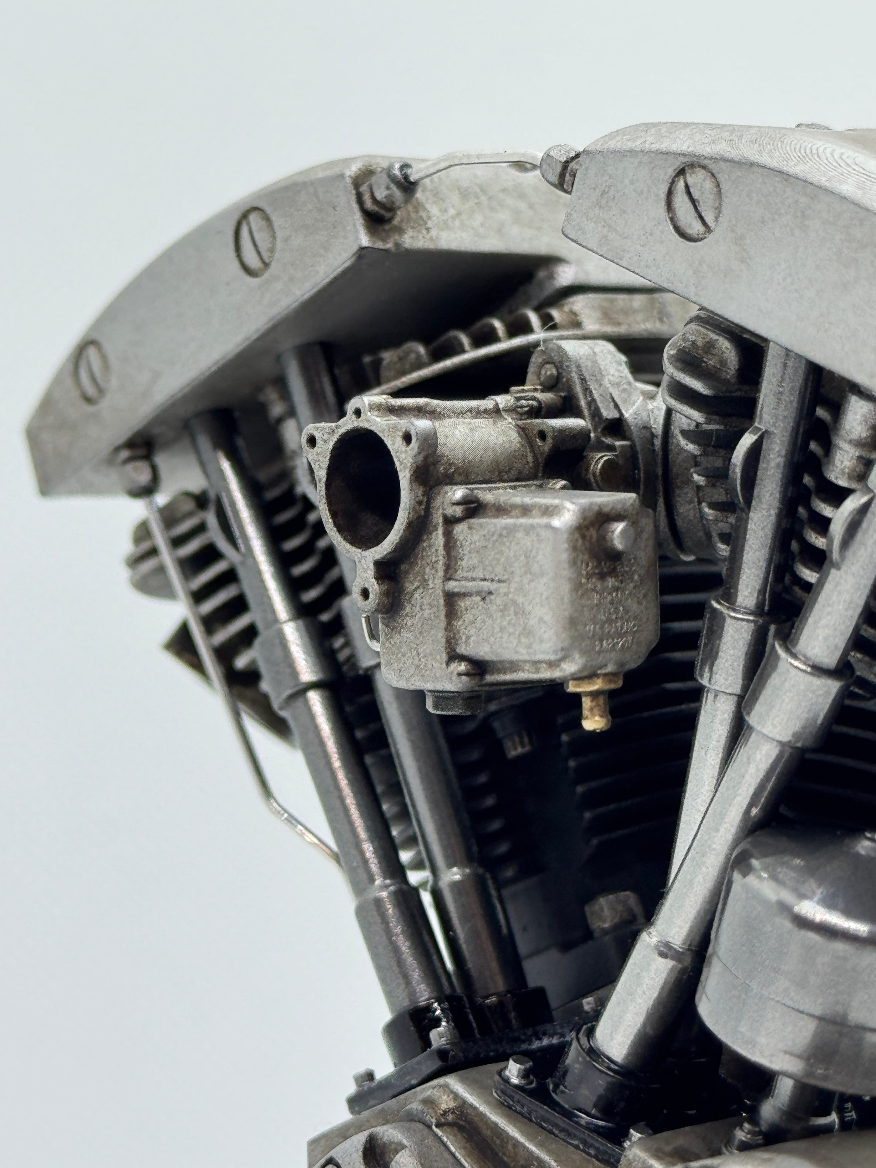 1/6スケール アーリーショベルエンジンモデル｜光造形3Dプリント製