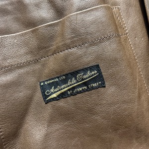 DUNHILL “Automobile Tailors” goatskin riders jacket