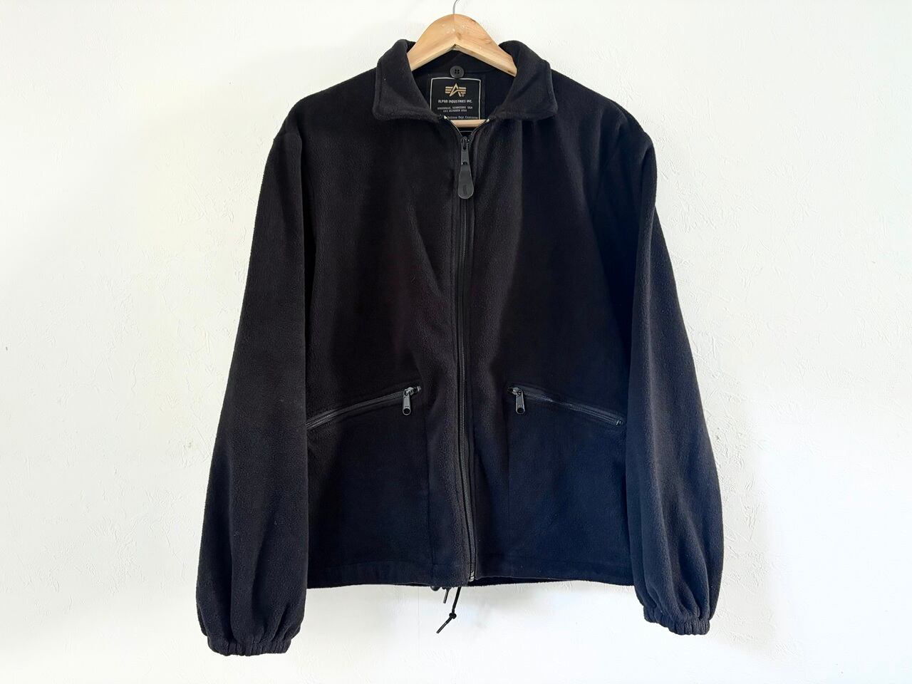 90~2000s ALPHA INDUSTRIES Fleece jacket MADE IN USA