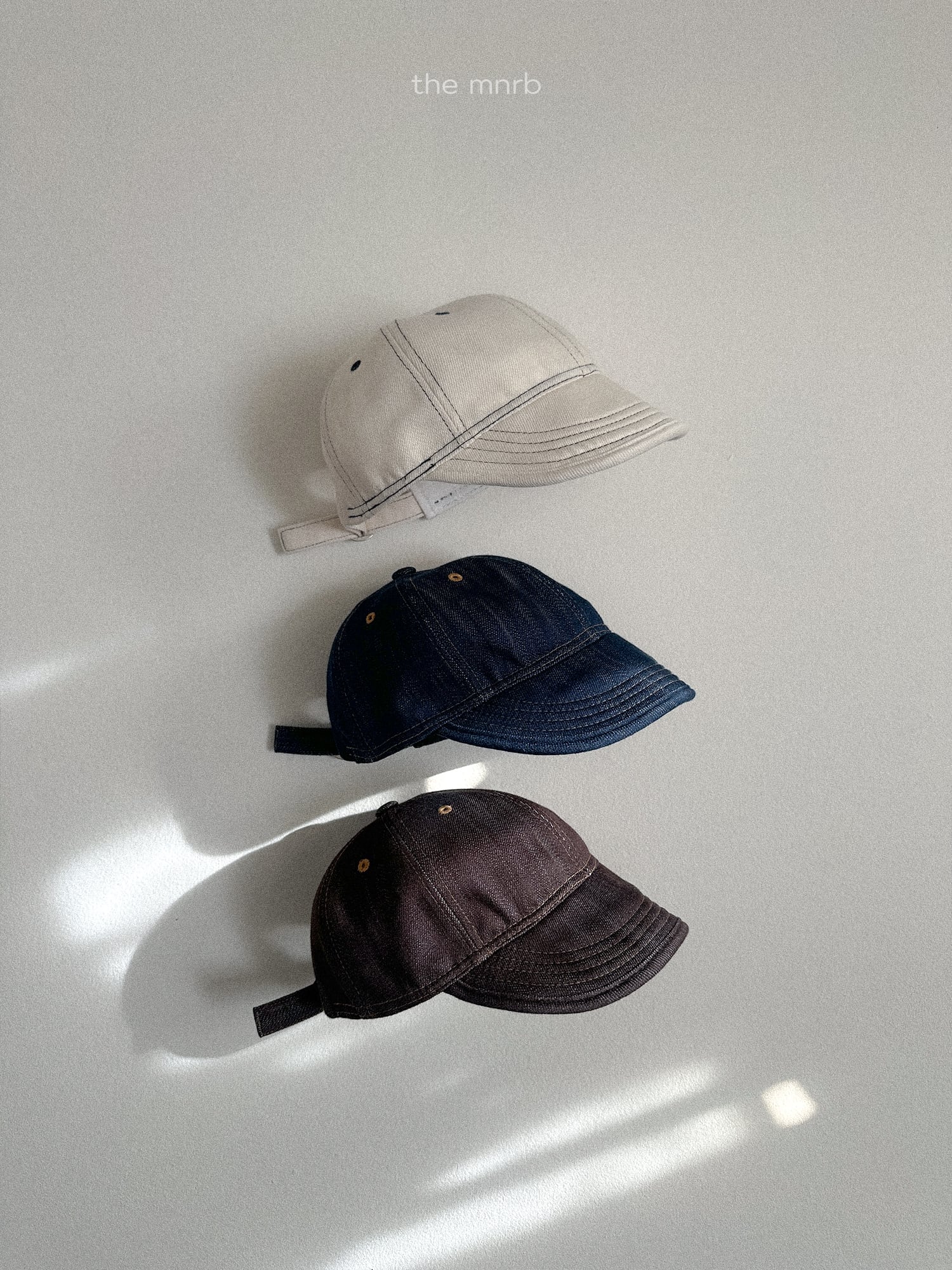 love denim cap【minirobe】※3月中旬発送予定