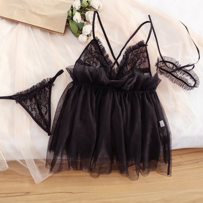 Sugar bride lingerie [black]