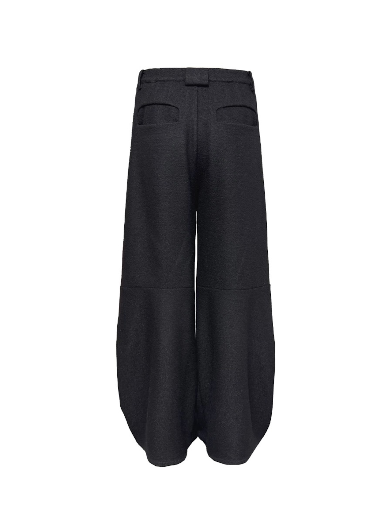 JCAESAR STUDIO WIDE LEG KNEE PATCH PANTS