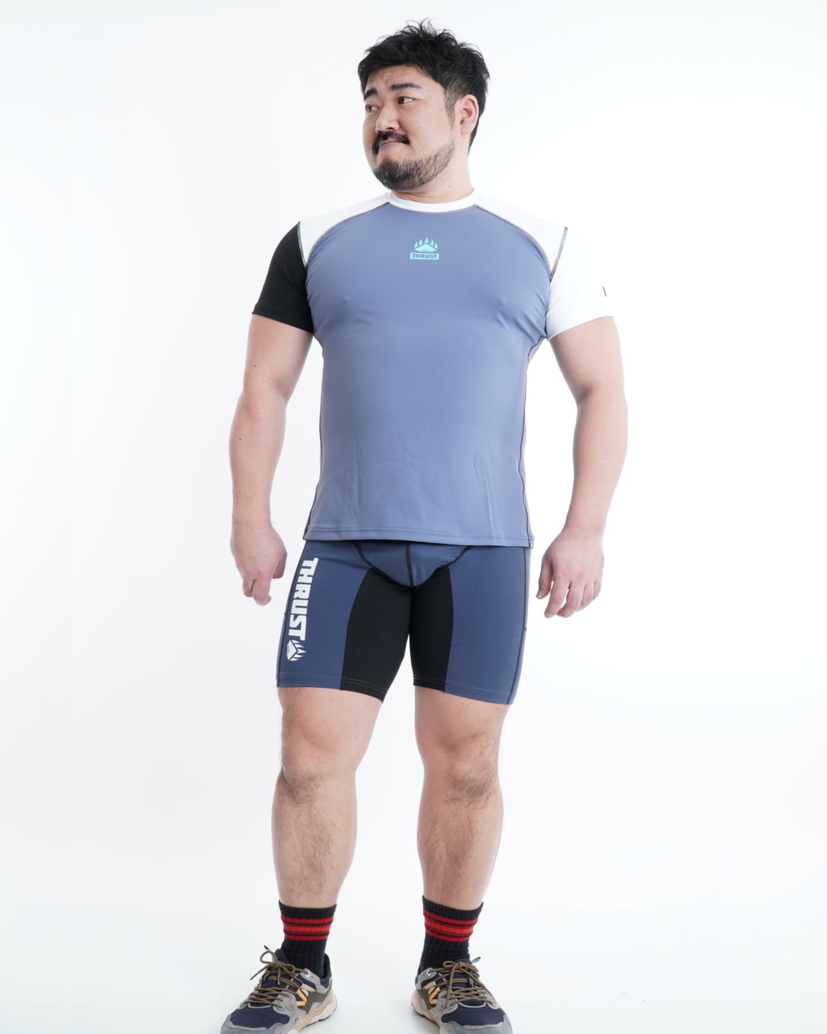 シルキーソフトコンプレッションTシャツ・Wolf | THRUST