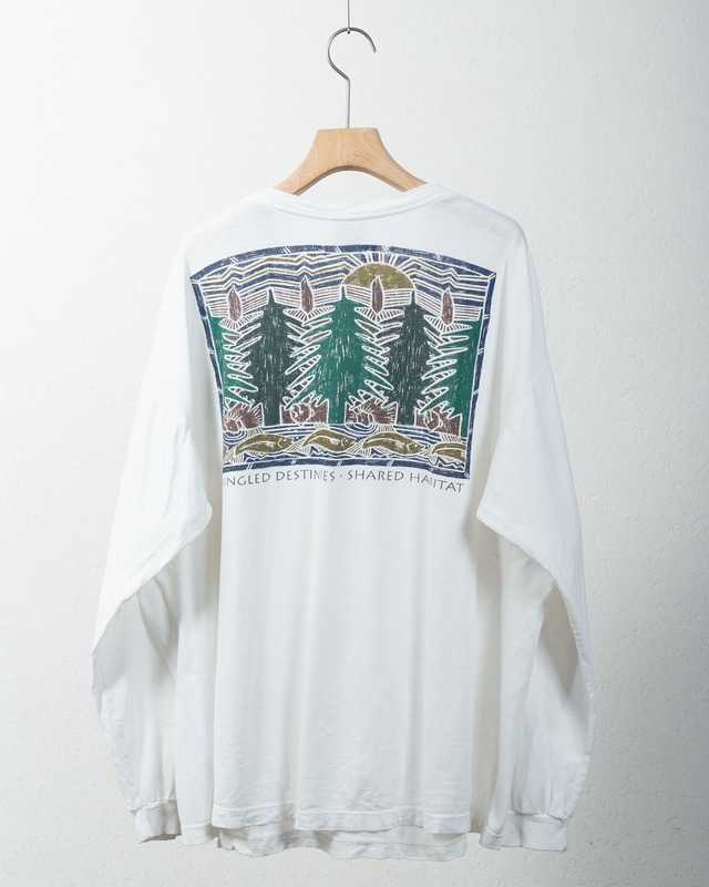 "Patagonia" forest fundraising long sleeve tee