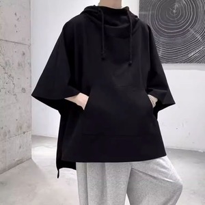 American Retro Wing-Sleeve Hooded T-Shirt(MT1653)