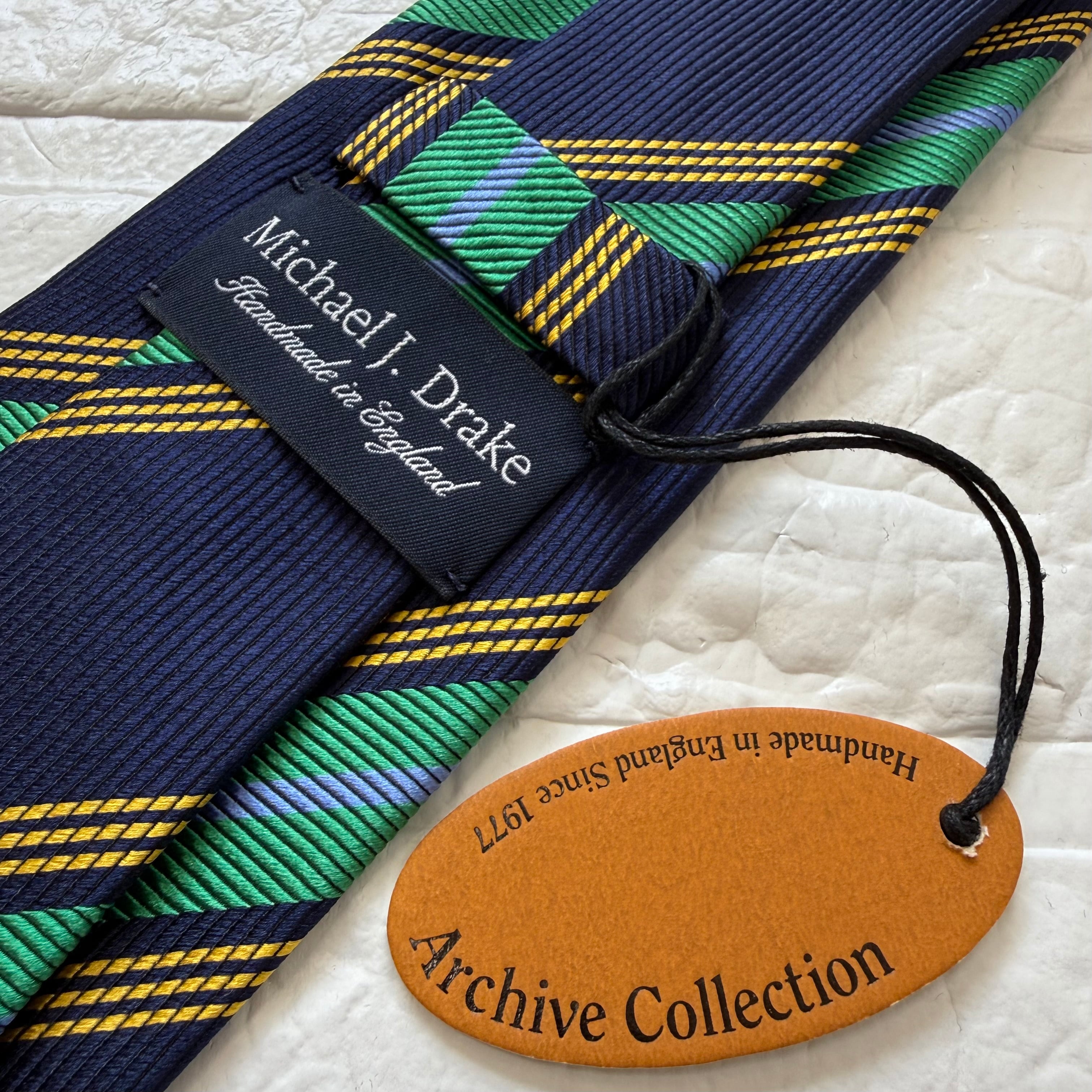 Drake's〈未使用品〉 Archive collection レジメンタルストライプ