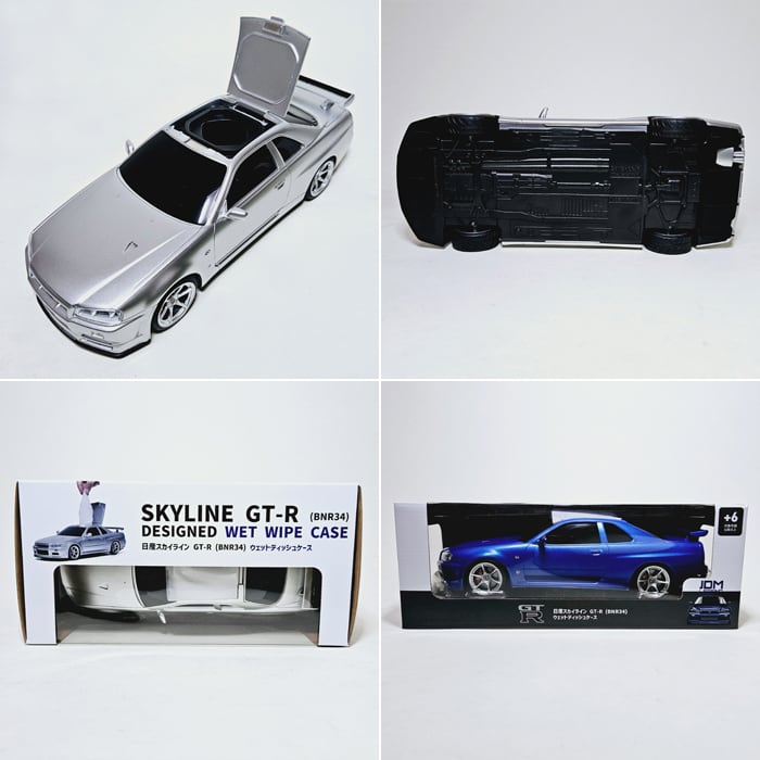 GTR ウェットティッシュケース 日産スカイライン GT-R BNR34