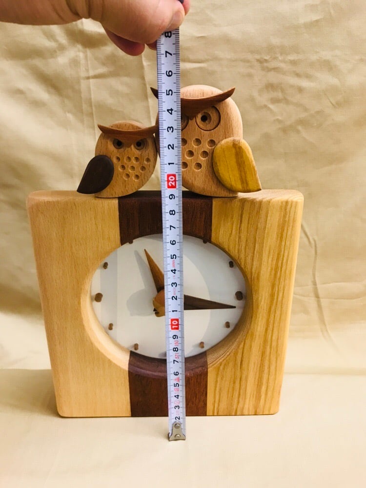 ふくろう時計.要修理品.トキワ時計ユンハンス精工舎。フクロウ。 ふくろう時計.要修理品.トキワ時計ユンハンス精工舎。フクロウ