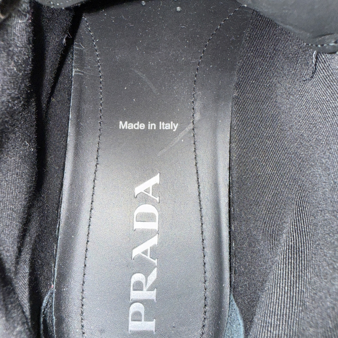 【PRADA】プラダ POINTY HIGH-TOP SNEAKER スニーカー