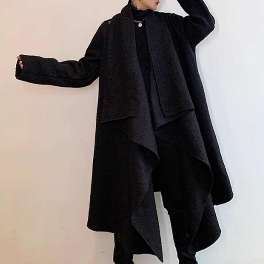 ダークスタイル不規則コート MOJ0001