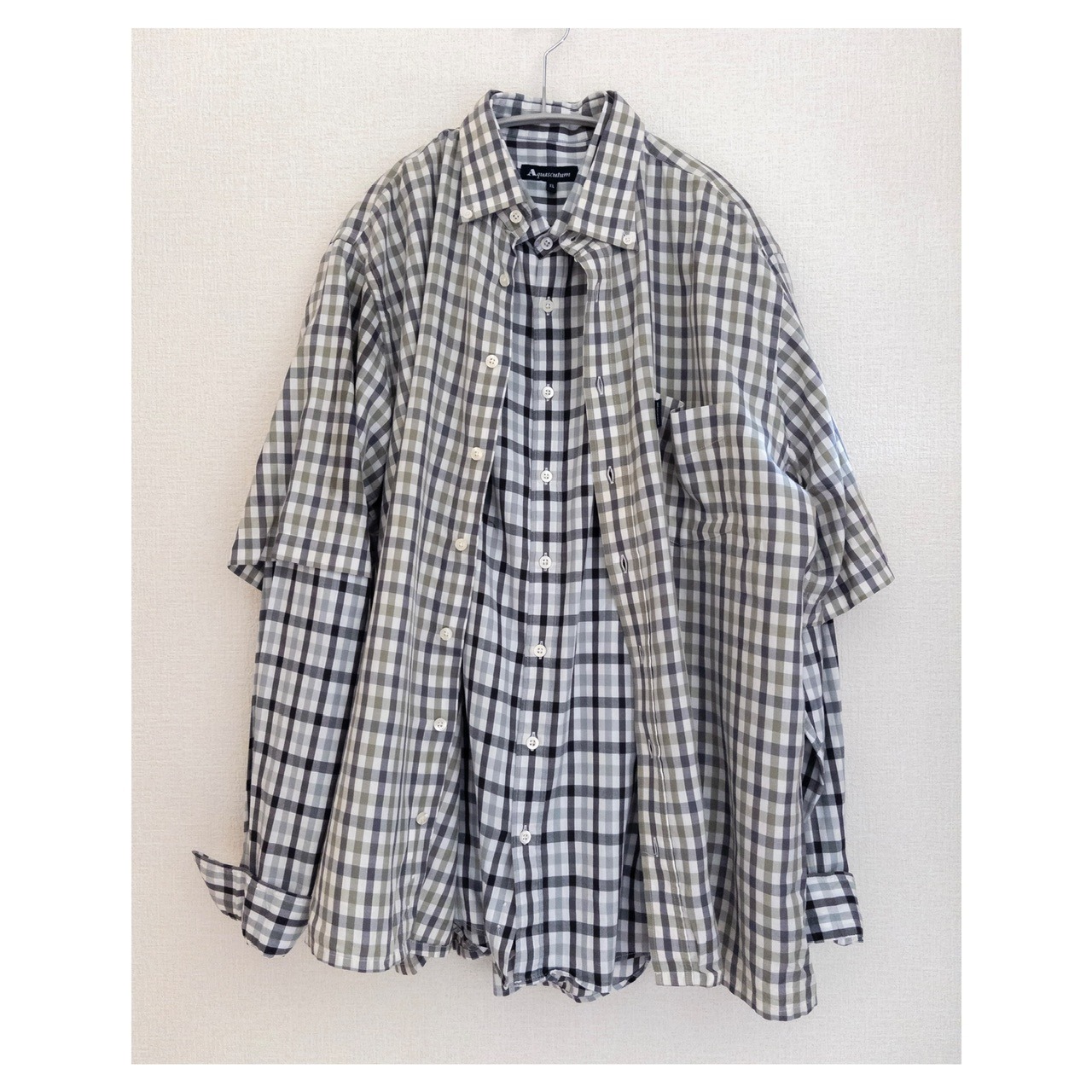 Aquascutum Gingham Check Short Sleeves Shirt
