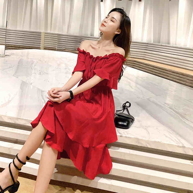 ワンピース レディース 送料無料 3色 キャンディスリーブ ランタンスリーブ 半袖 オフショルダー ティアードワンピース デコルテ ベアバック ヌードバック バックリボン ボゥバック ボウバック ショート丈 ミニ丈 オープンバック Xライン フィットアンドフレア ハイウエスト ブルー 青 大人可愛い かわいい セクシー キュート 大人女子 お洒落 おしゃれ カジュアル ガーリー こなれ感 抜け感 S M L XL 春 春服 夏 夏服 10代 20代 デート おでかけ モテ 普段使い 韓国系 オルチャン