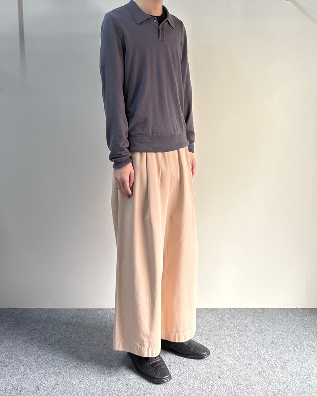 【PRADA SPORT】flat leather sneaker