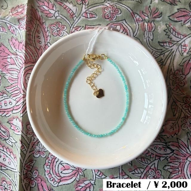 TOPANGA Jewelry Mini Gem Bracelet Amazonite with Natural Power Stone　