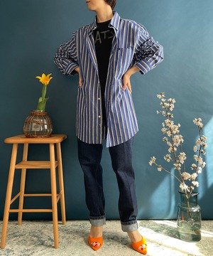 【送料無料】00's striped shirt