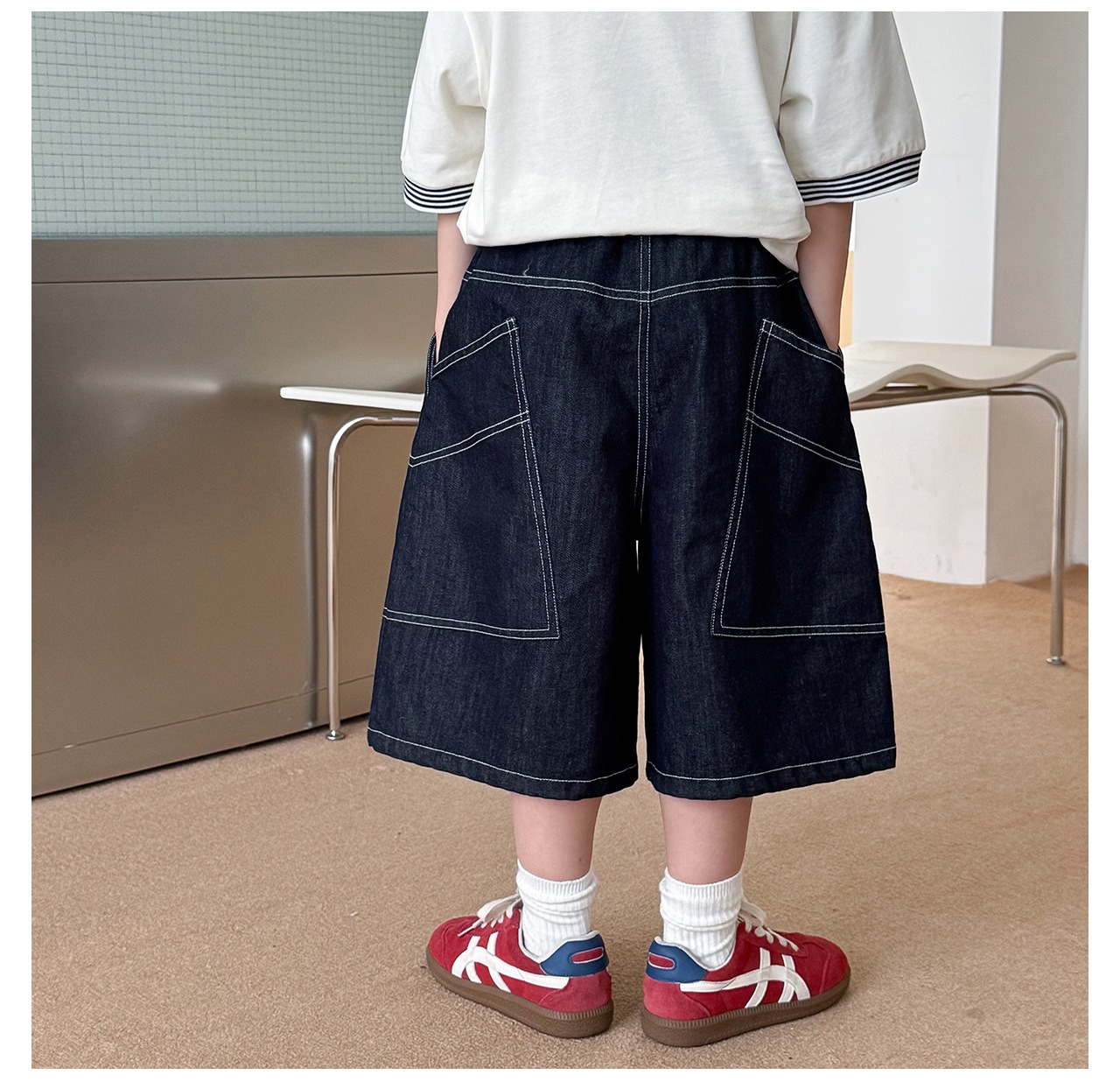 [bdiary] Feedstitch Denim Pants / [비다이어리] 피드스티치데님청바지