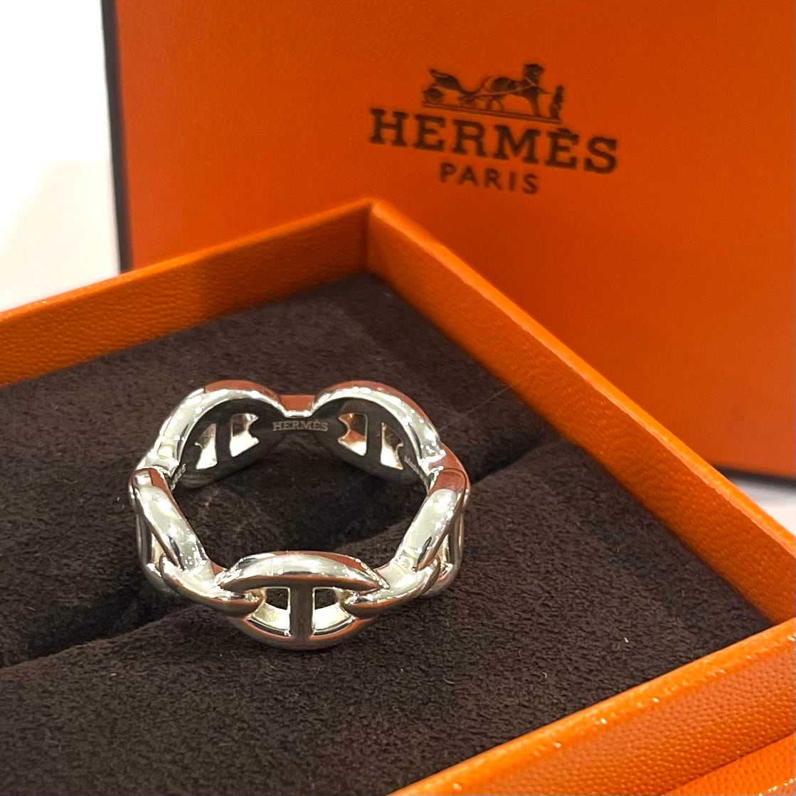 HERMÈS】【約15号55】2788 エルメス アンシェネ シェーヌダンクル