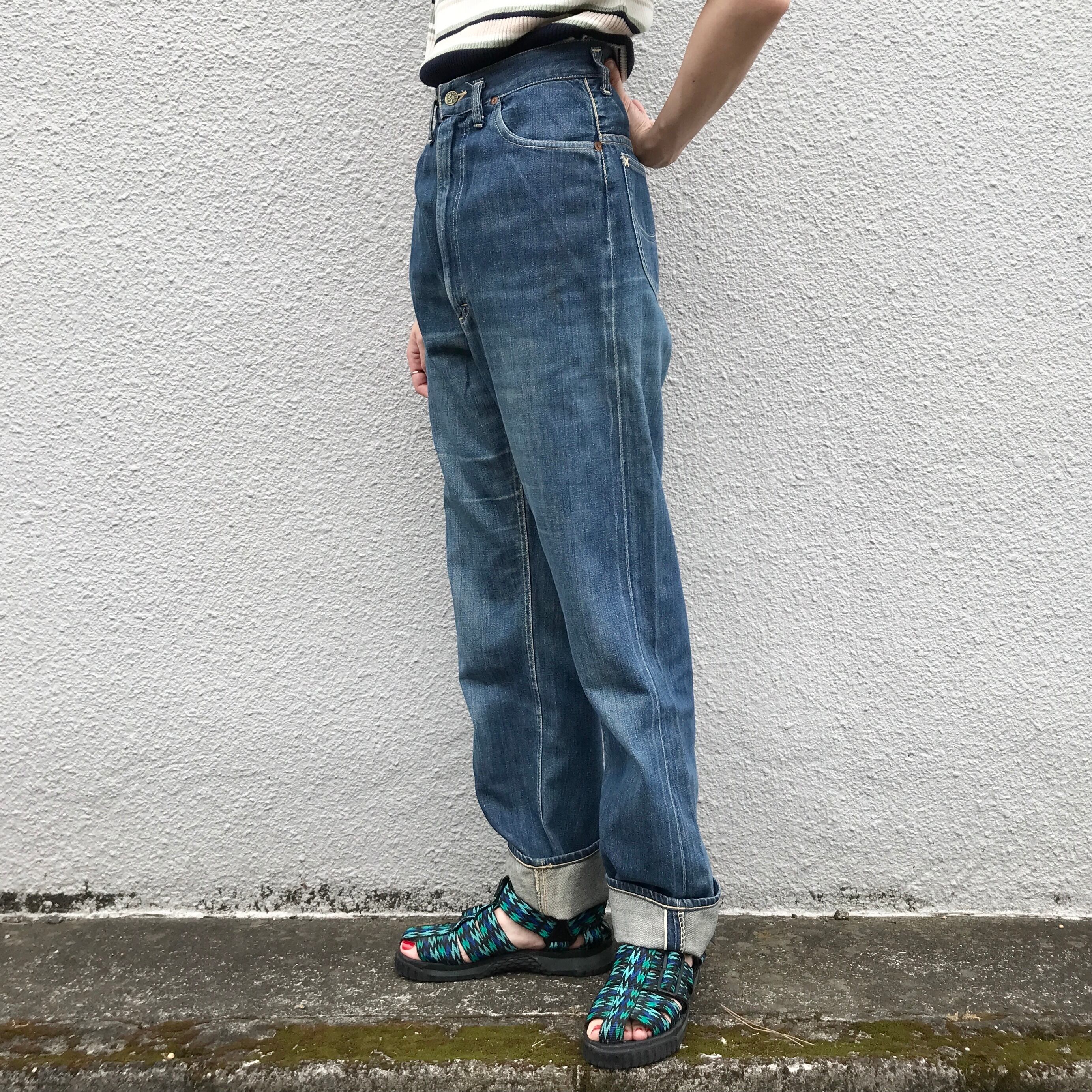 USED】1950年 vintage Lee 341z デニムパンツ 初期 黒タグ センター