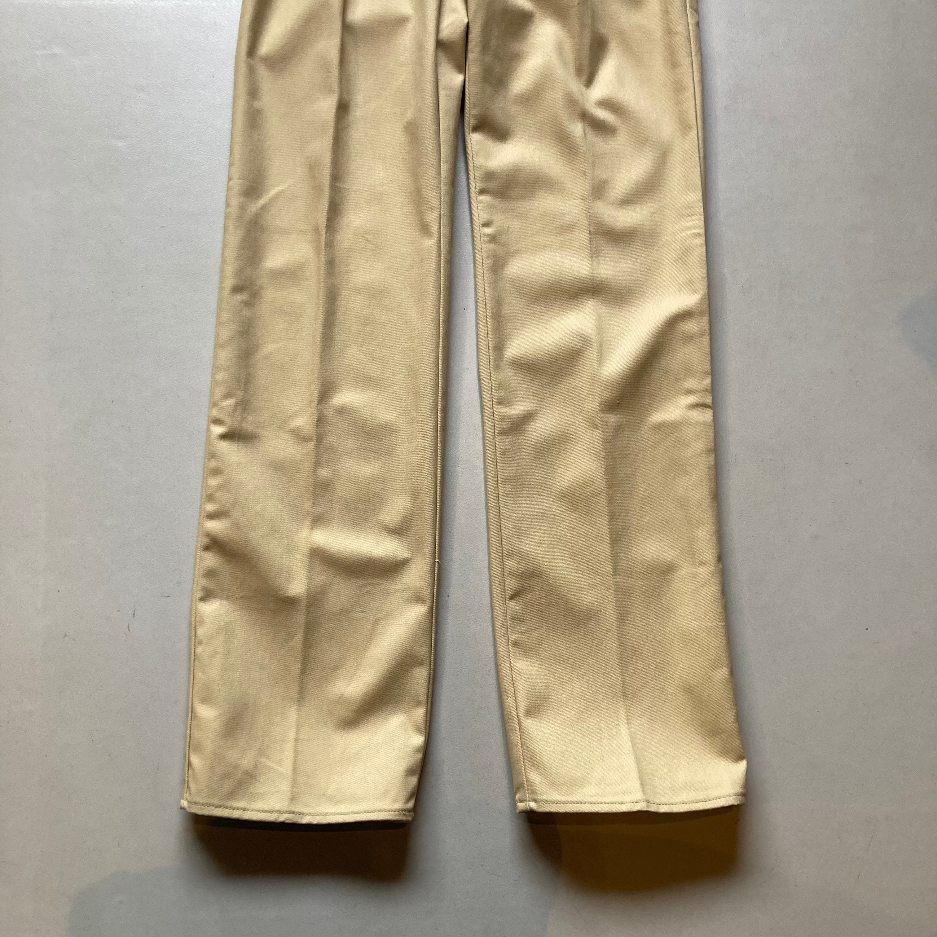 DEAD STOCK!! 70s Levi's 2tuck chino trousers “made in Italy DEAD STOCK!! 70s Levi's 2tuck chino trousers “made in Italy