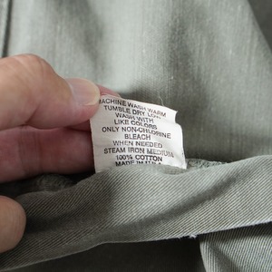 90s 初期型 USA製 Polo by Ralph Lauren POLO CHINO "No pleats" sage [W34L29.5相当] 古着