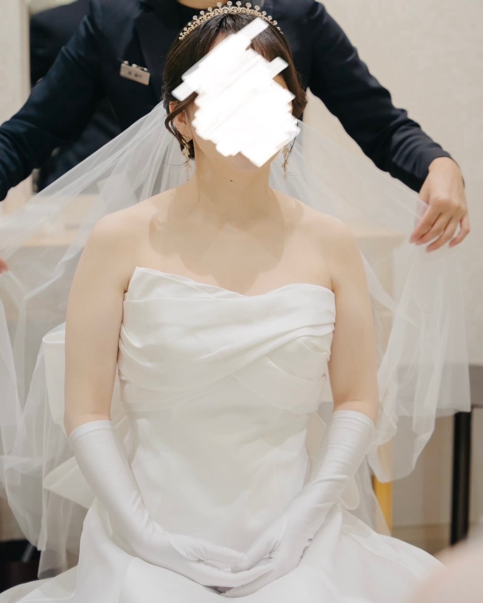 結婚式新婦セット（ベール、グローブ、髪飾り） ウエディングベール ウェディング マリアベール ヘッドドレス ヘア