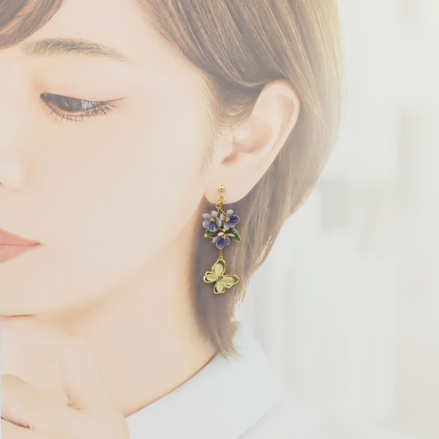 blue elfinピアス