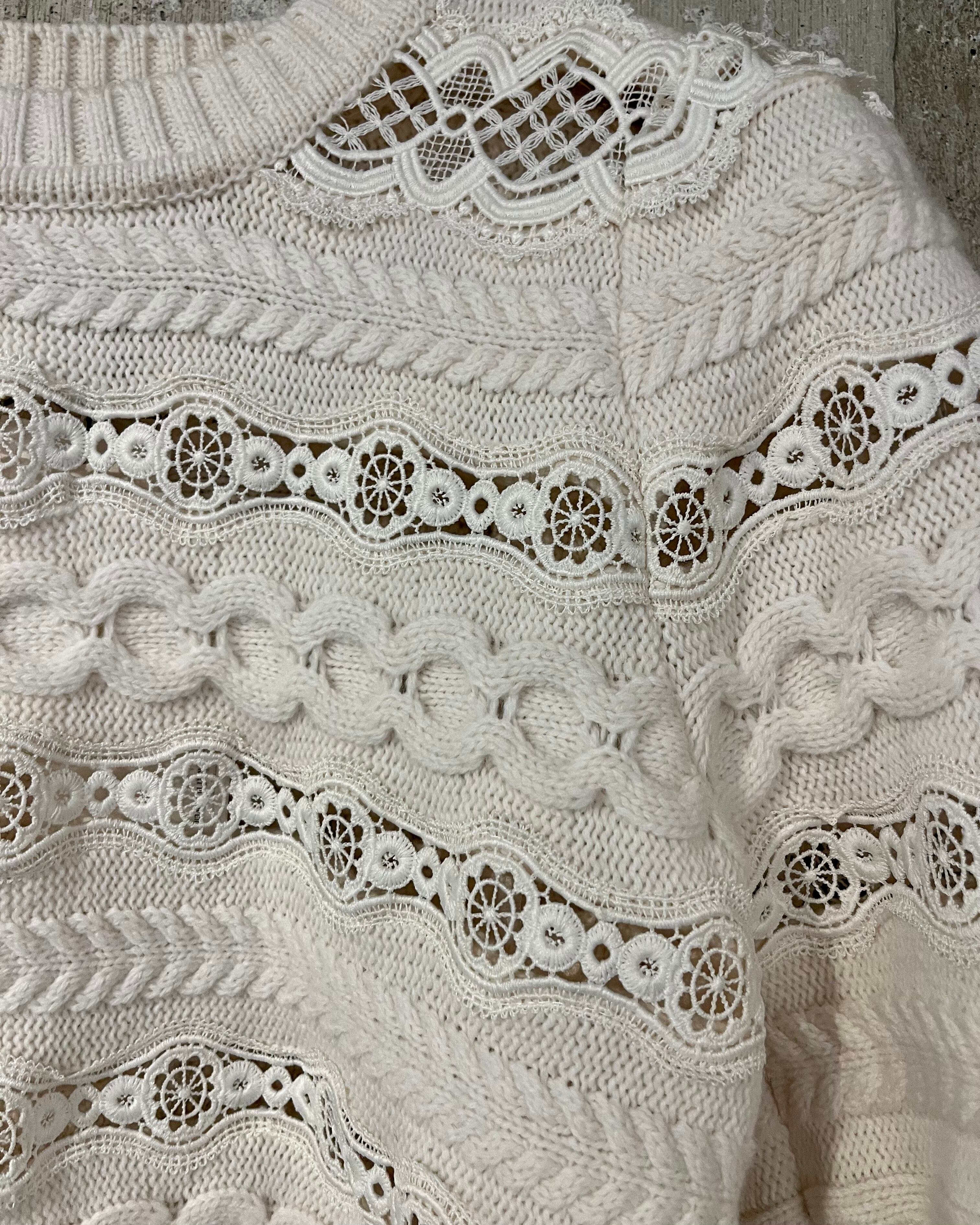 Sea New York】DENTELLE KNIT PULLOVER | idealclasse