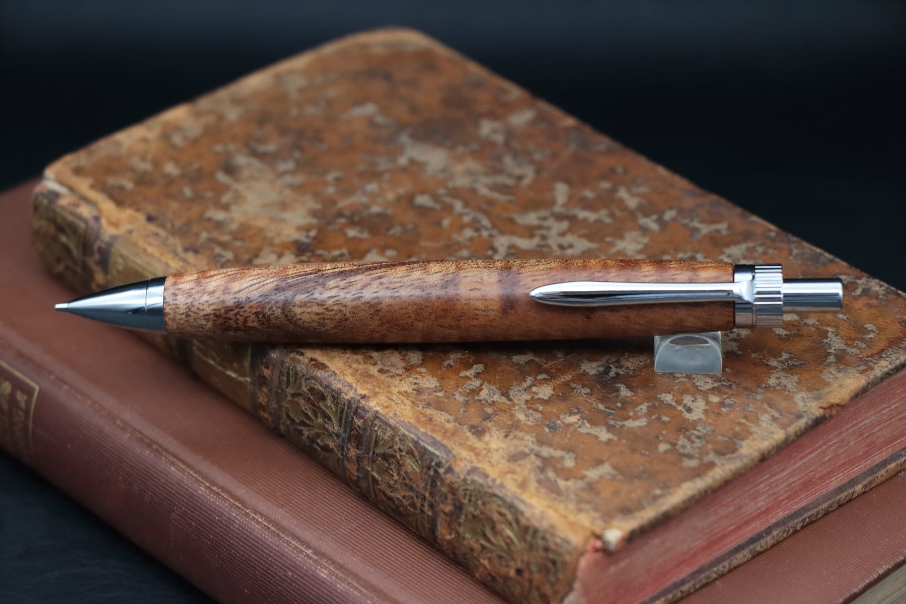 神が宿る木 ハワイアンコア カーリー 縮杢 2・Pencil 0.5mm」木軸