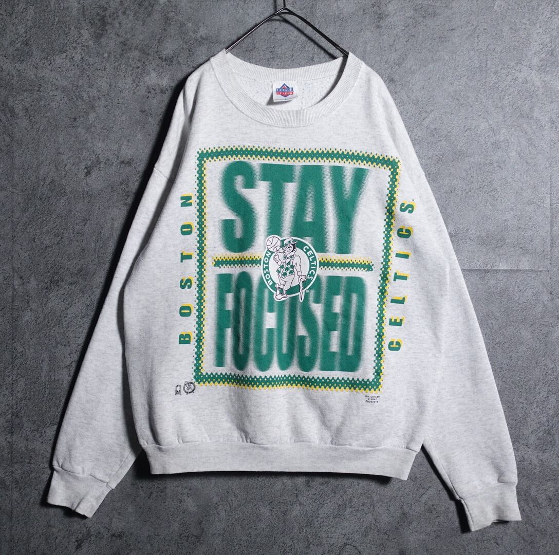 90s "NBA" BOSTON CELTICS Print Sweat