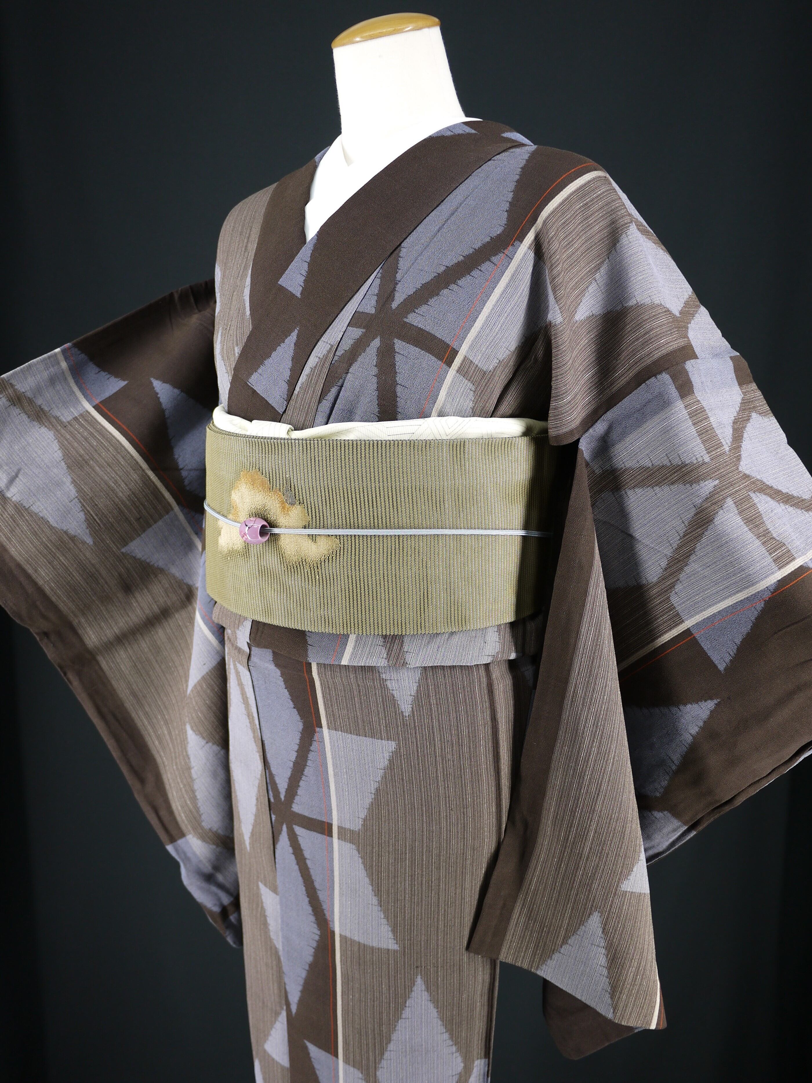 夏着物 単衣着物 仕立て上がり 中古 身丈154cm 裄62cm | vintage kimono 花葉屋 powered by BASE