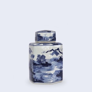 Landscape Hexagon Jar