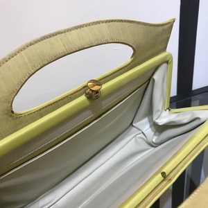 Yellow enamel bag