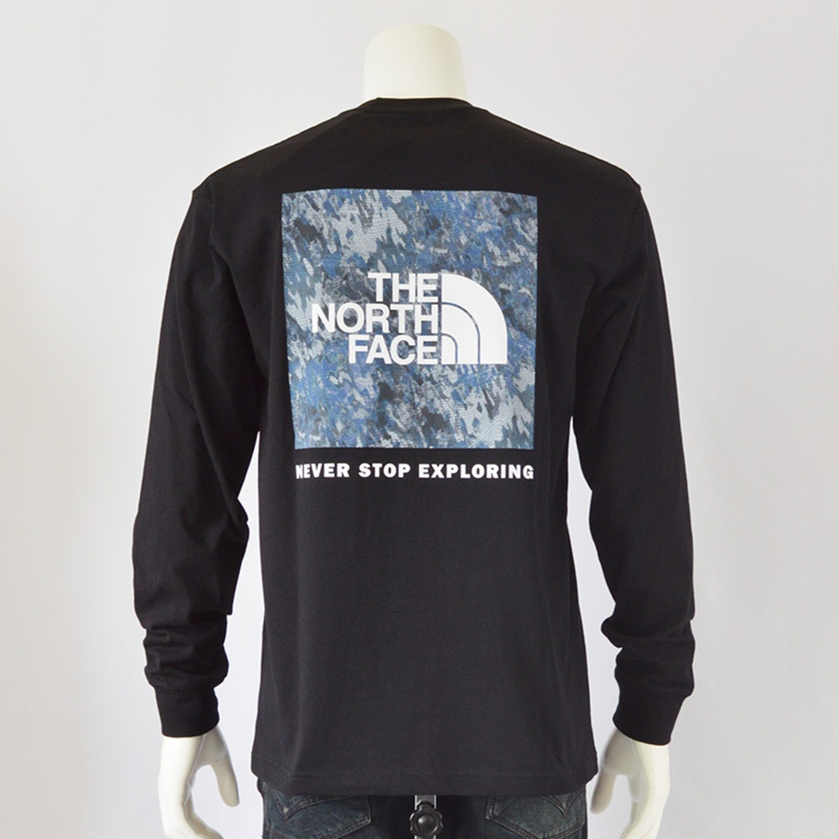 THE NORTH FACE ノースフェイス｜バックロゴ長袖Tシャツ｜コットン100 