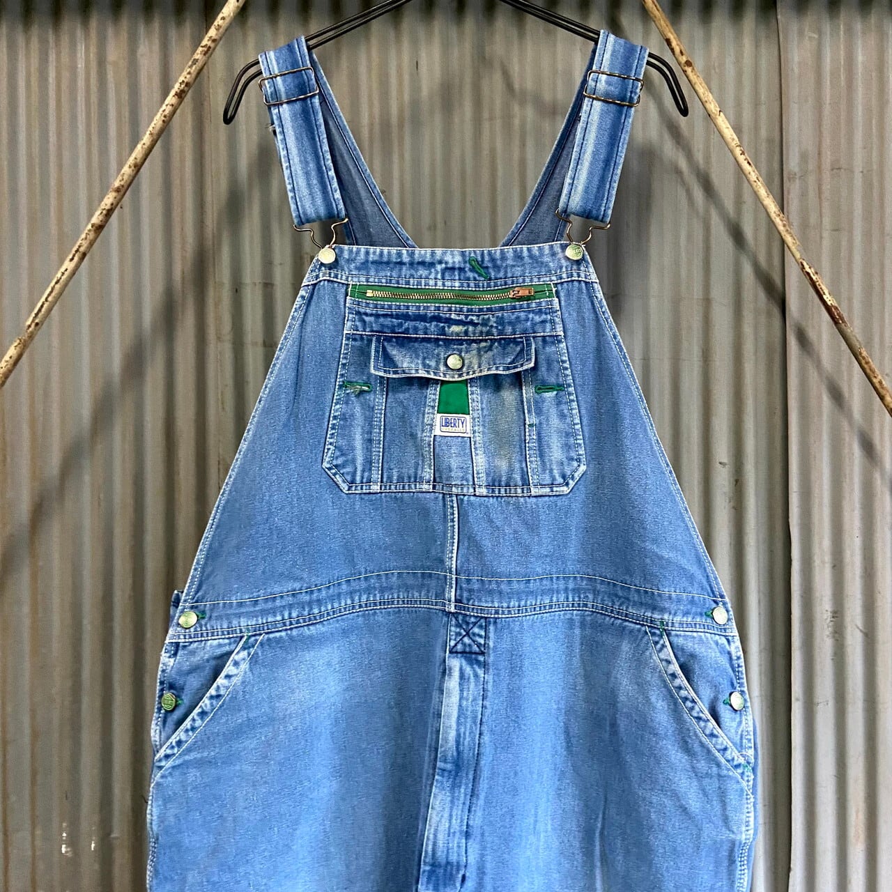 ビッグサイズ LIBERTY リバティー デニム オーバーオール メンズW49