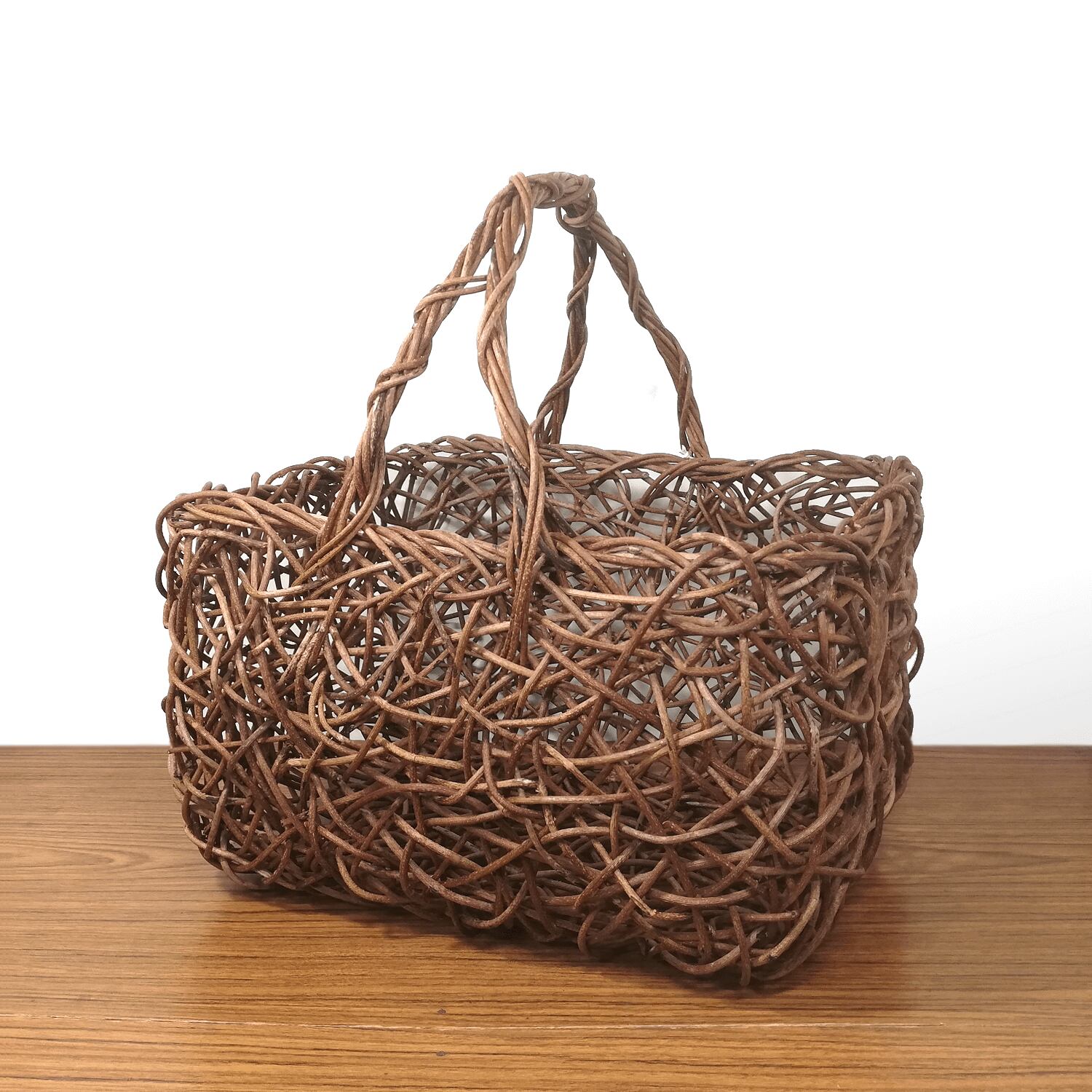 山田】【民藝】あけび 小物入れ 中 山田】【民藝】あけび 小物入れ 中