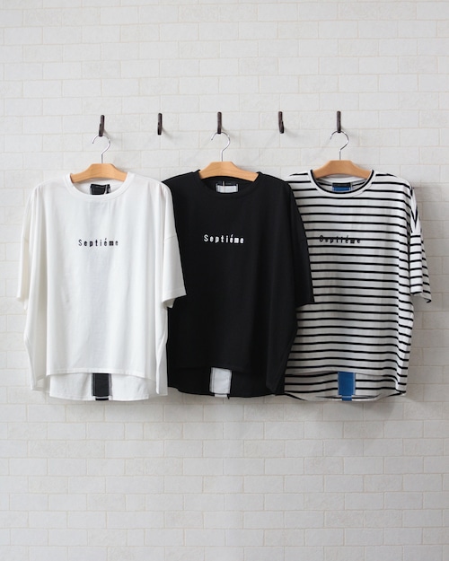 【BouJeloud】ラバープリント！ WシルケットバックシャイニーラインロゴTシャツ　(260467)