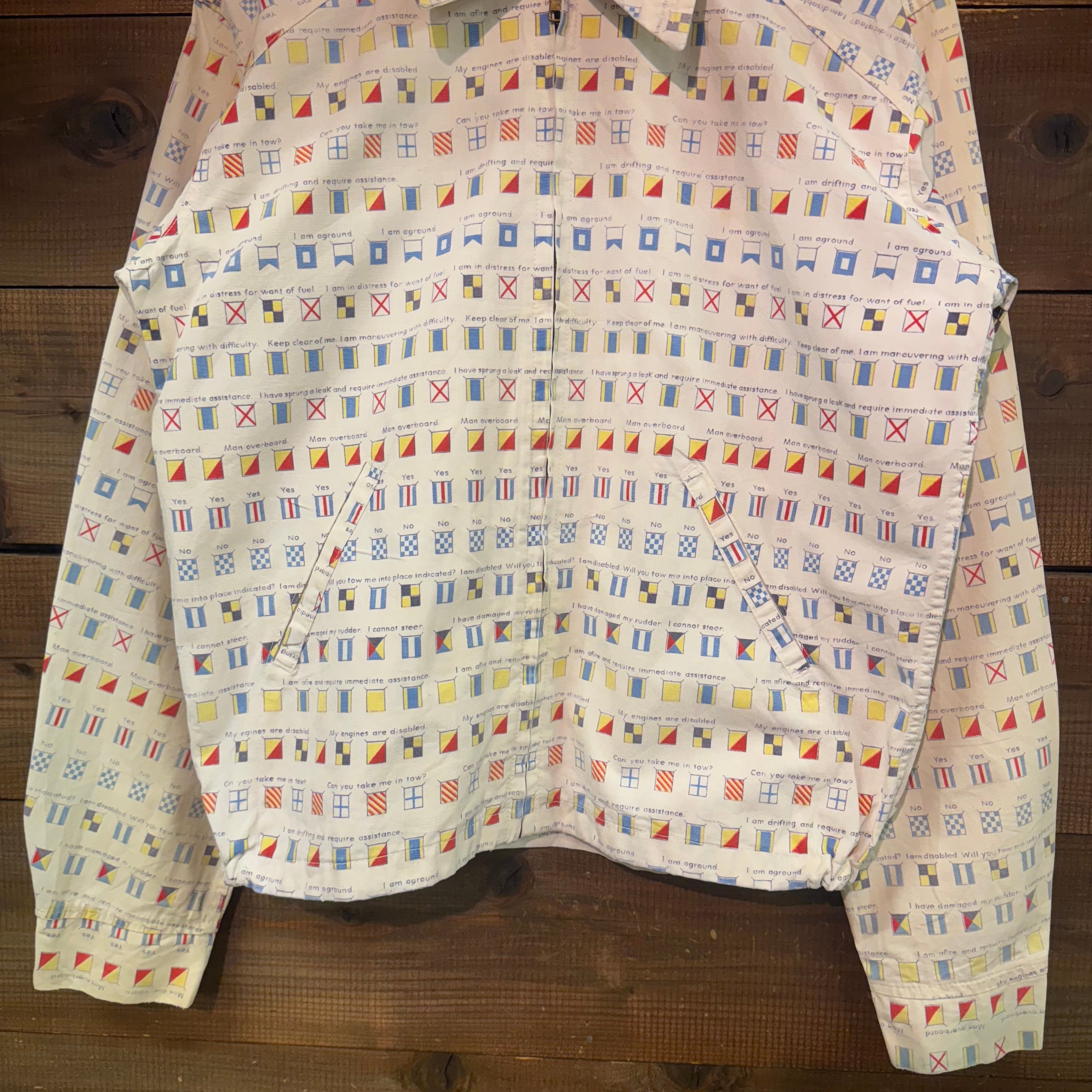 50's THERMO JAC All Over Printed Wind Jacket | DESERTSNOW