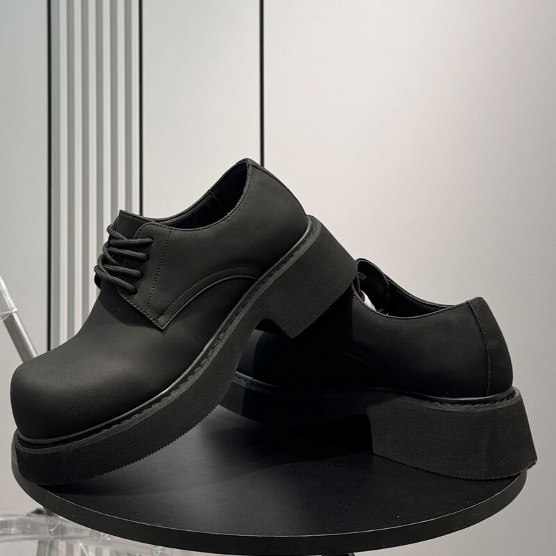 thick-soled platform low-cut derby shoes mr0531