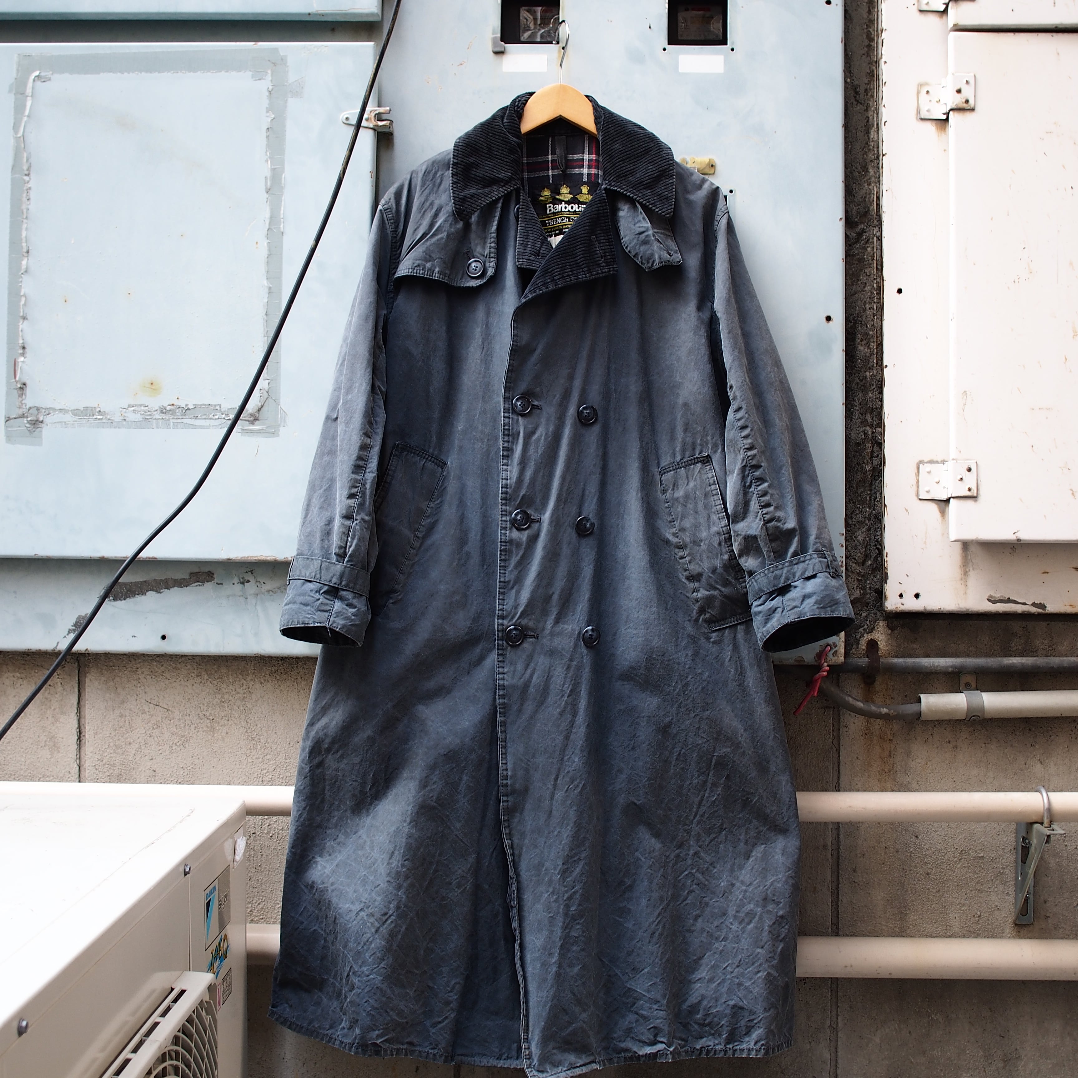 UK 1980's Vintage Barbour “TRENCH COAT” バブアー トレンチ