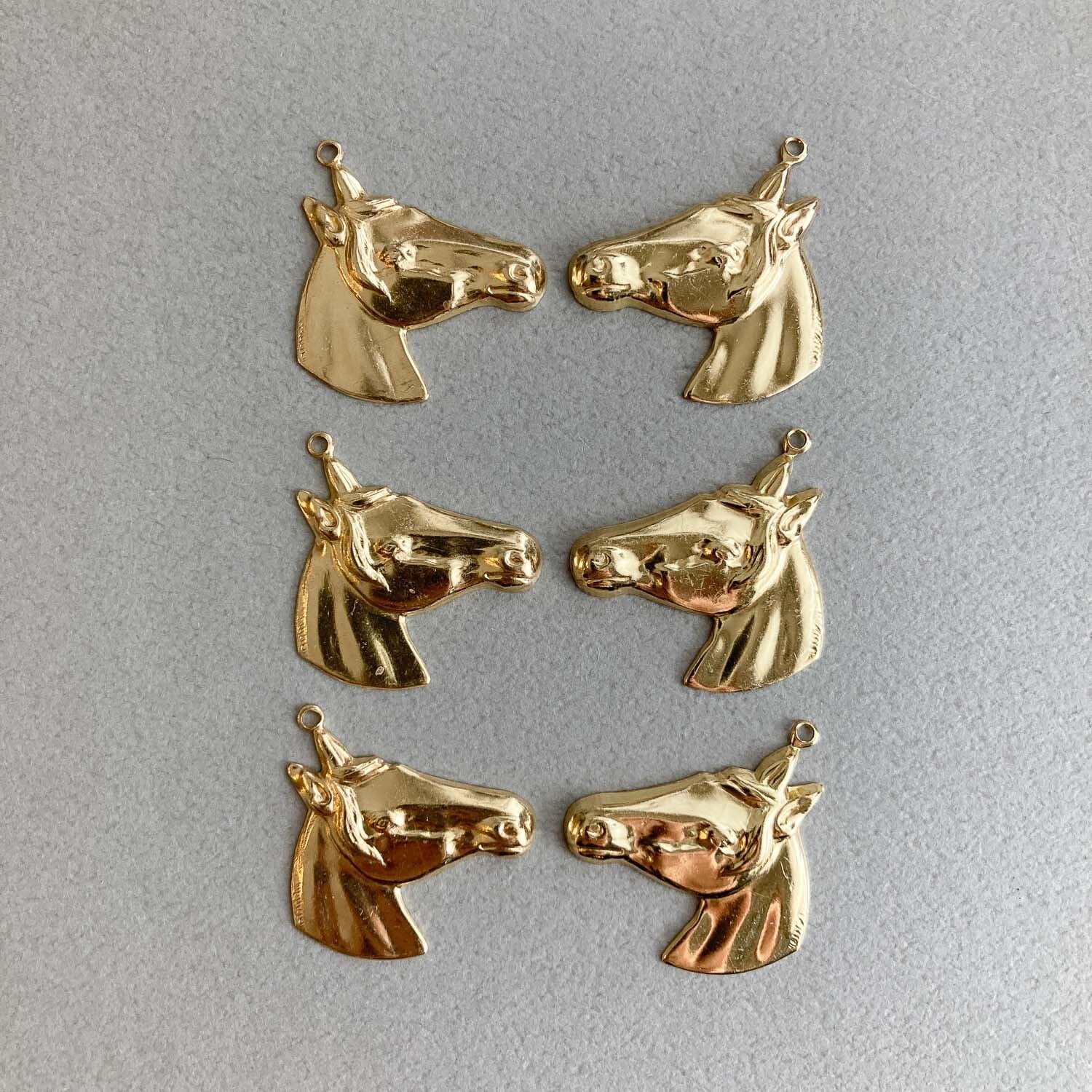 ビンテージ 真鍮製 馬二頭 【公式通販】