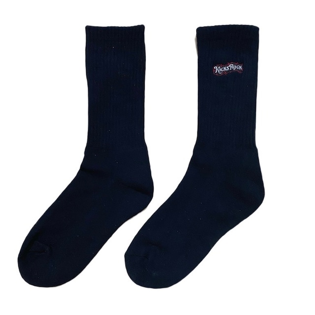 EMBROIDERY LOGO SOCKS BLACK