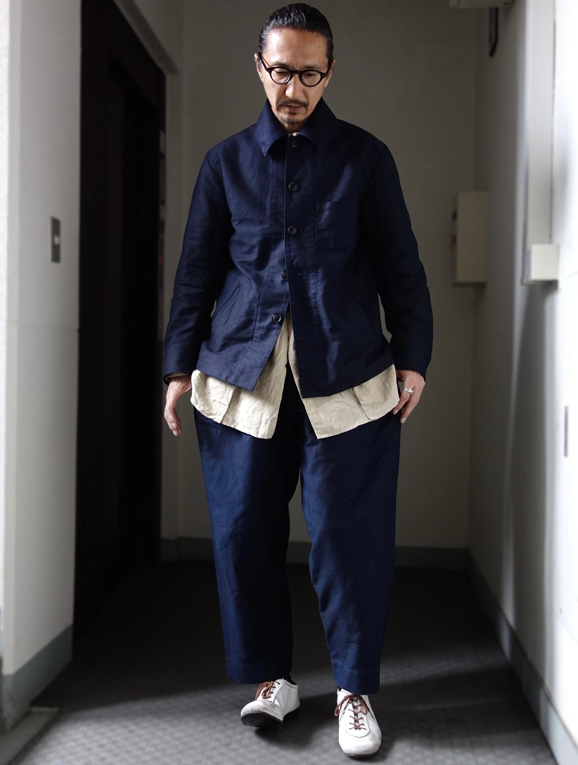 a*n様 美品supérieur indigomoleskin coverall supérieur indigomoleskin coverall | ATELIER GARDENIA