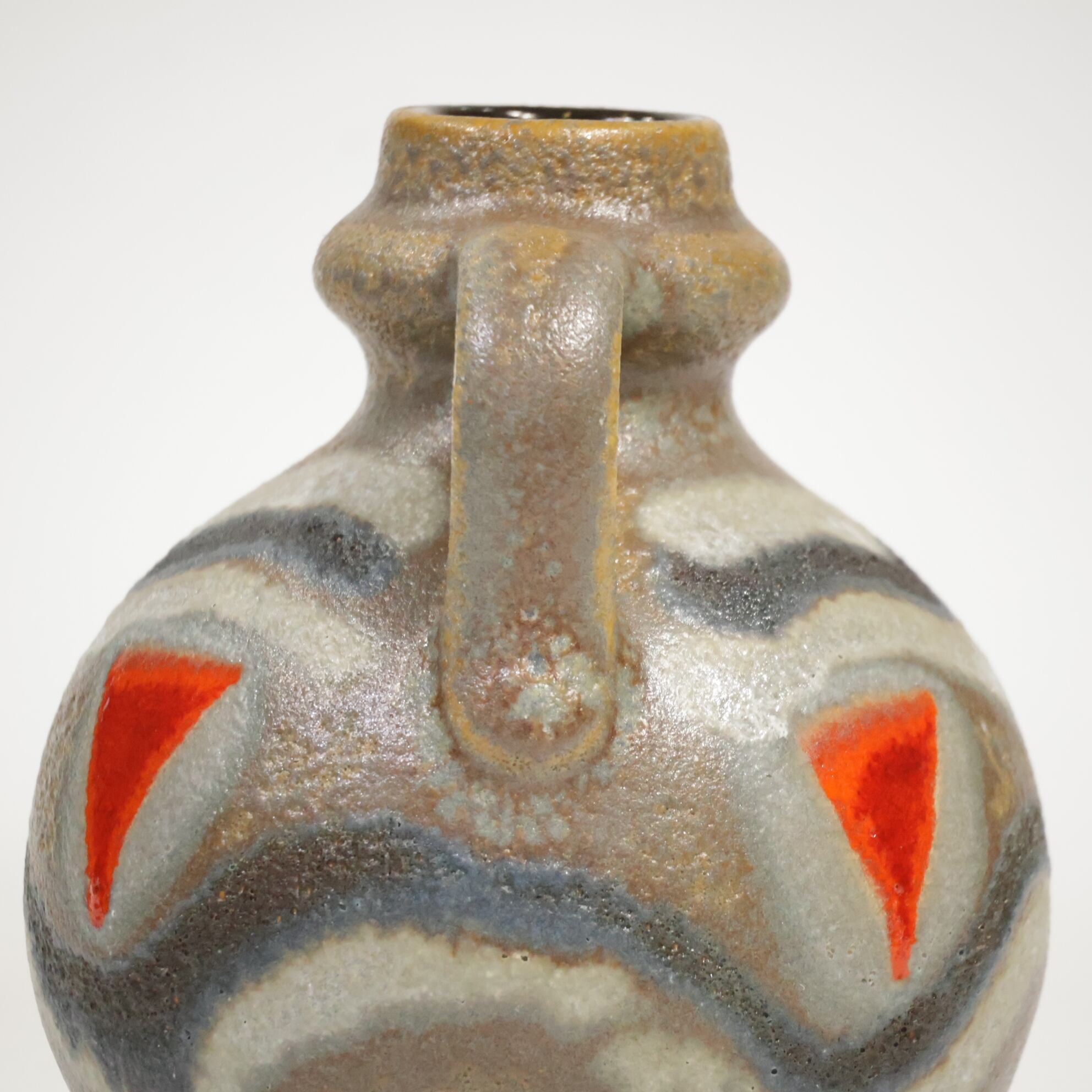 VEB Haldensleben-- 16.4cm | Fat Lava & German Art Pottery