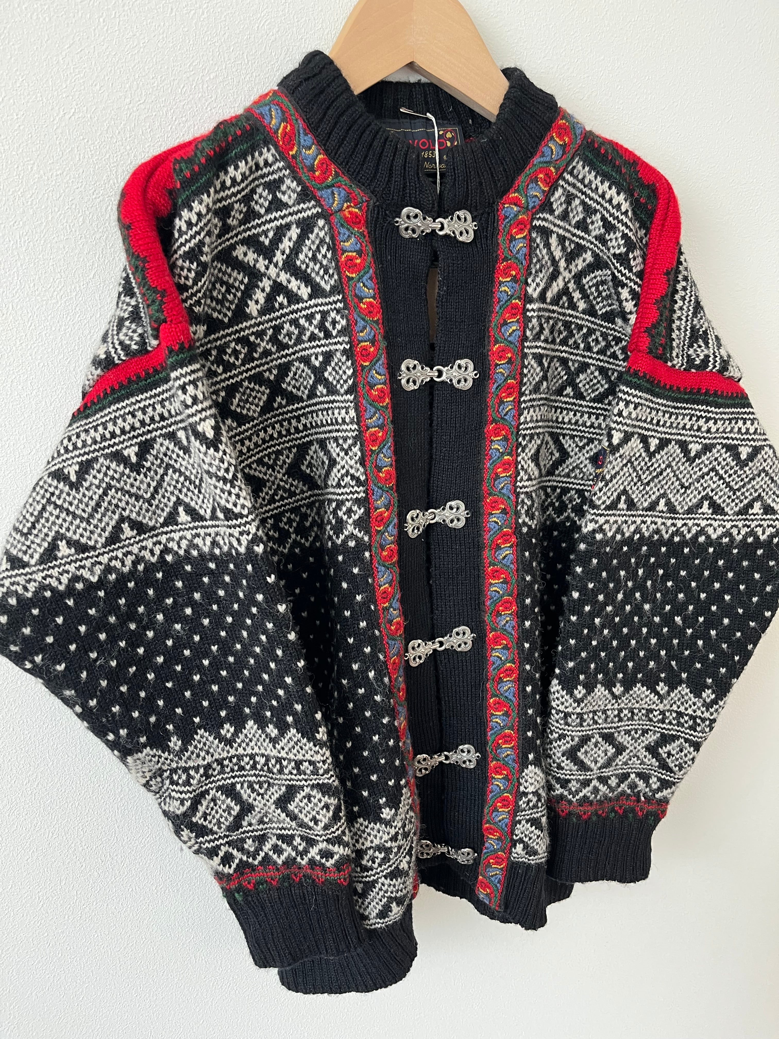 古着 ノルウェー製 チロルカーディガン